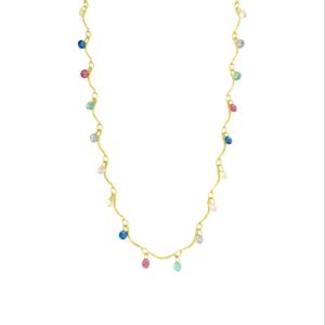 Choker com Pontos Coloridos