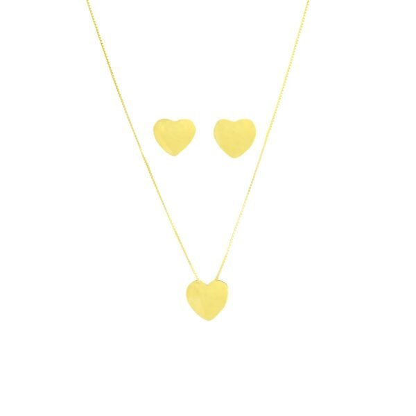 Conjunto Coração liso