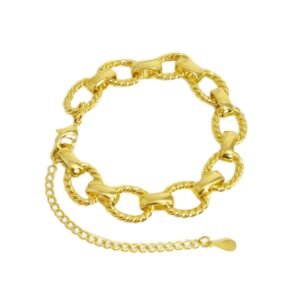 Pulseira Corrente Trançada