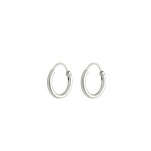 Brinco Argola 2x11mm Prata 925
