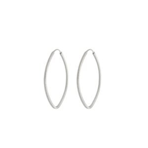 Brinco Argola 22x38mm Prata 925