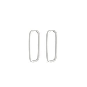 Brinco Argola 22x39mm Prata 925