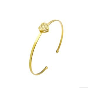 Bracelete Coração Cravejado